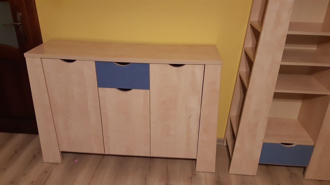 Komplet mebli 7 elementów; dziecięce, młodzieżowe  elf