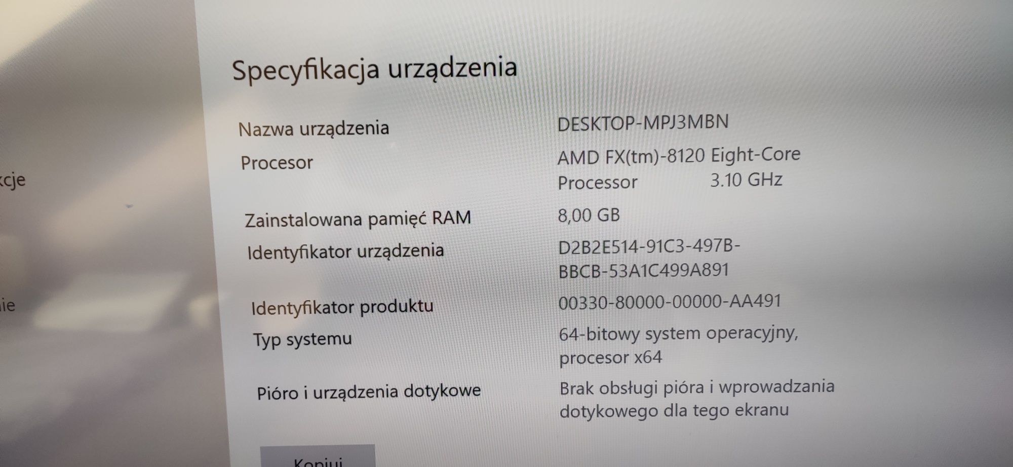 Komputer PC AMD FX 8120 Radeon R9 Warszawa