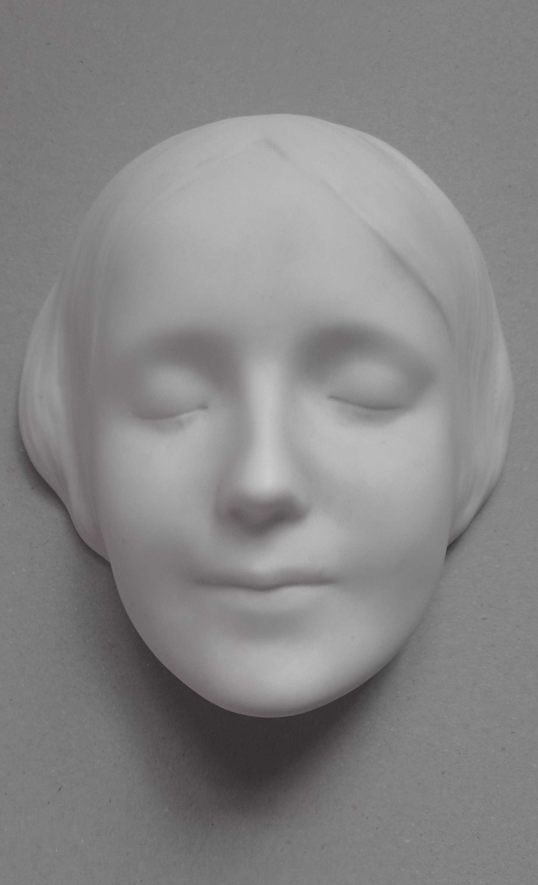 Figurka maska Topielica z Sekwany lata 30.