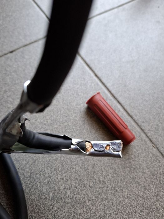 NOWE 3,5 m długości kable 25 mm2 przewody rozruchowe spawalnicze tir