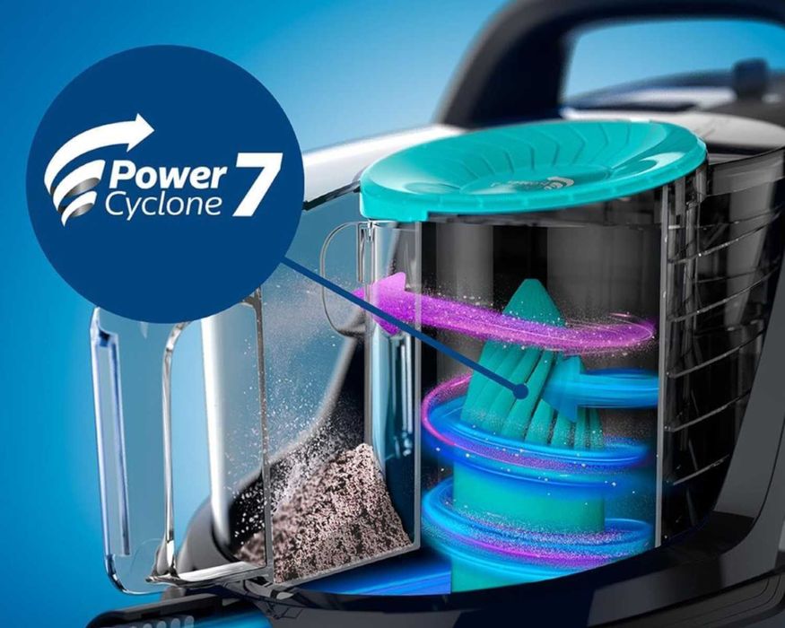 KOMPAKTOWY Odkurzacz Philips Powerpro Active 900W Antyalergiczny NOWY