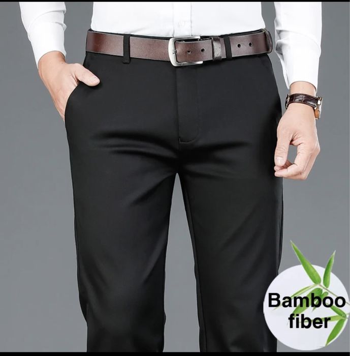 Calças fibra bambu