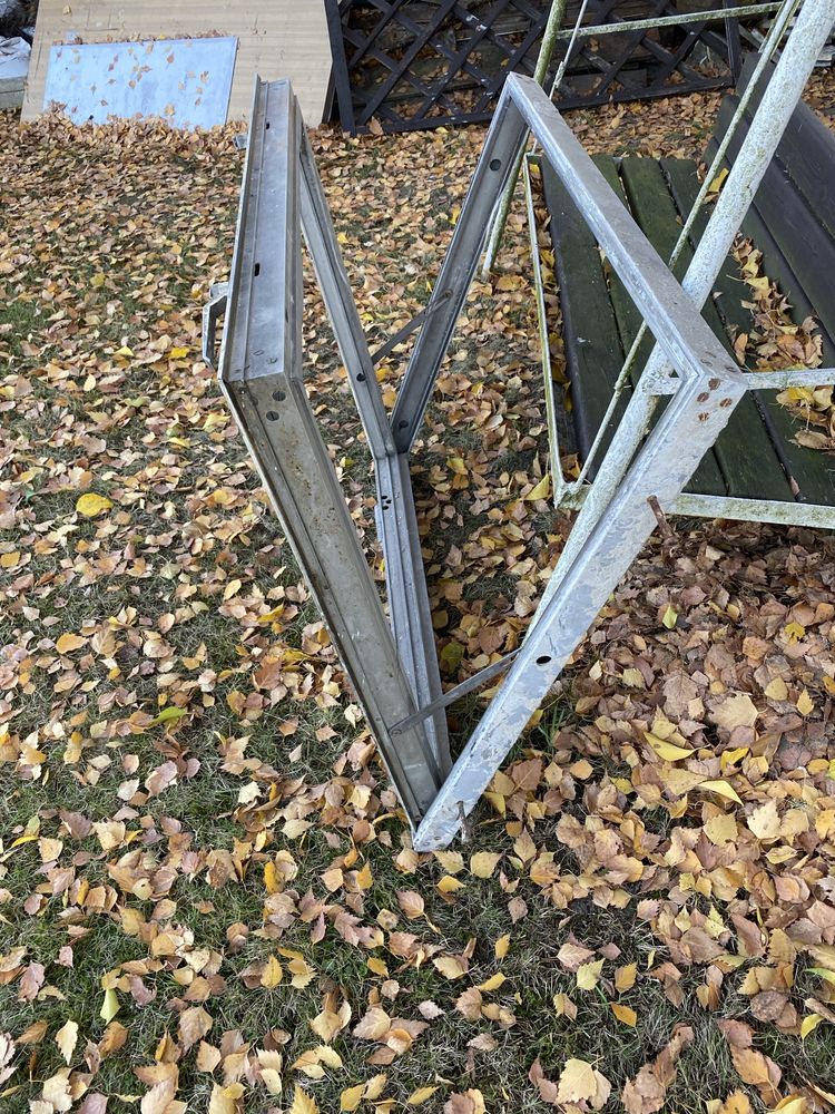 Drzwi aluminiowe z demontarzu.