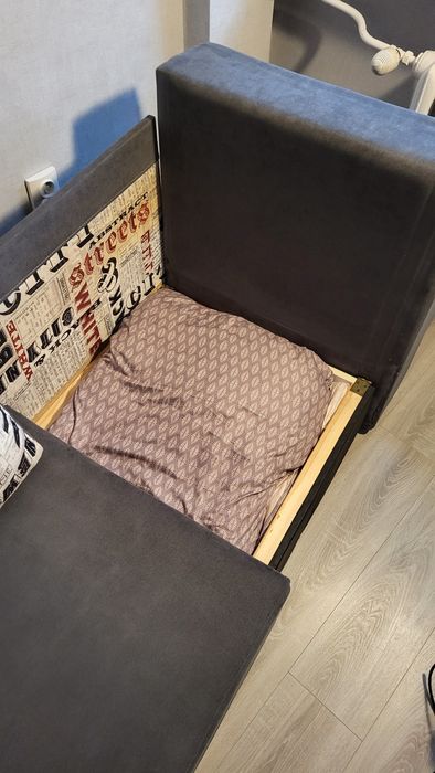 Łóżko, Fotel, amerykanka narożna