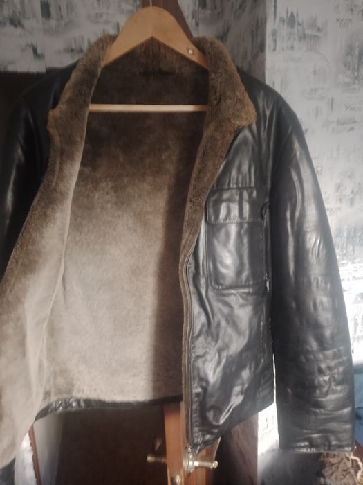 Дублёнка кожаная   в хорошем состоянии