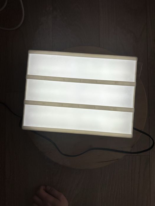 Lampka lightbox 29x21x6 cm literki cyferki znaczki na kabel