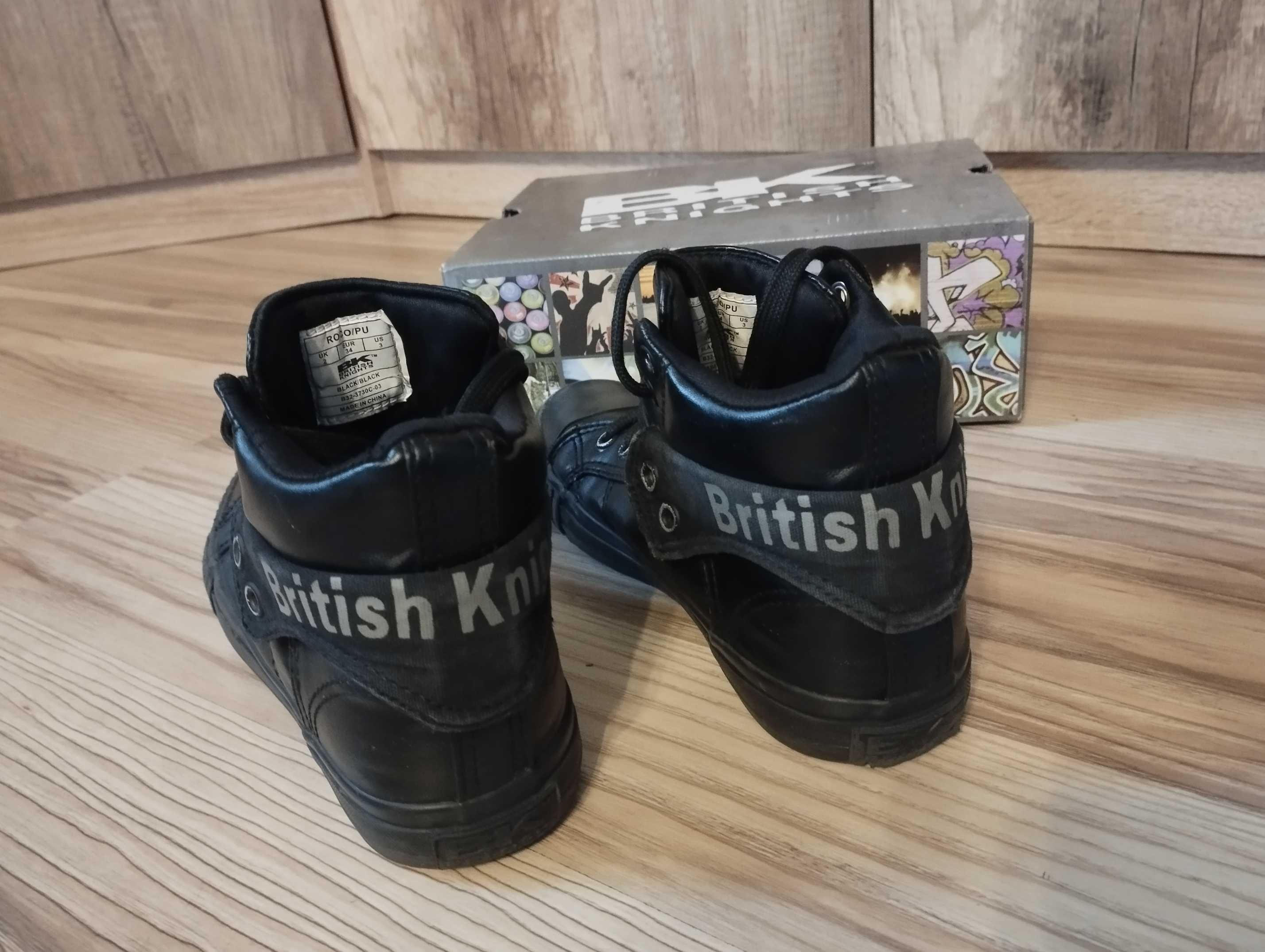 Buty Dziecięce Za Kostkę rozm. 34 BK British Knights