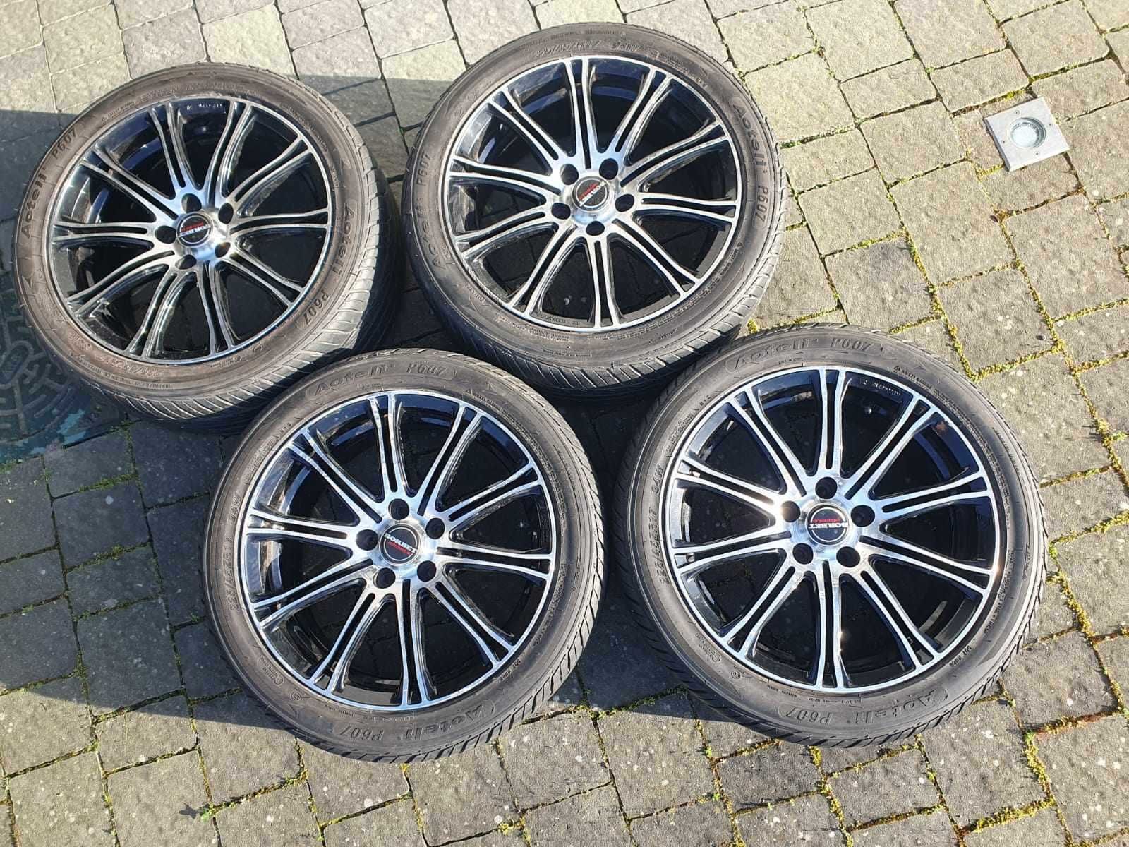 Felgi aluminiowe Borbet 17" 5x110 z oponami letnimi