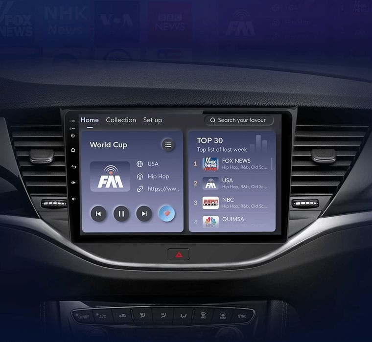 Radio Android dla Opel Astra K 2015 - 2019, 6GB, 128GB, CarPlay, Auto