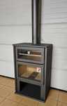 Salamandra Lenha Forno INOX  - NOVAS - Fabrico Nacional