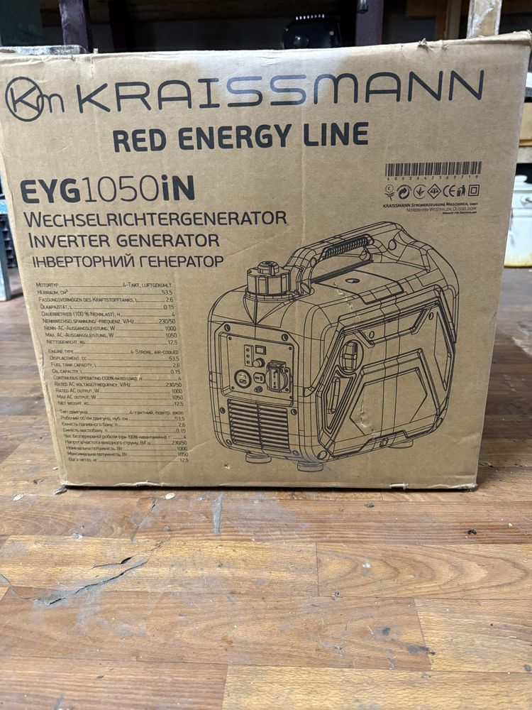 генератор kraissmann eyg1050in