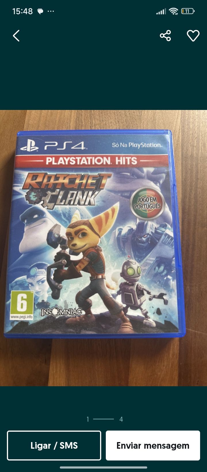 PS4 Slim 1TB com comando + 3 jogos