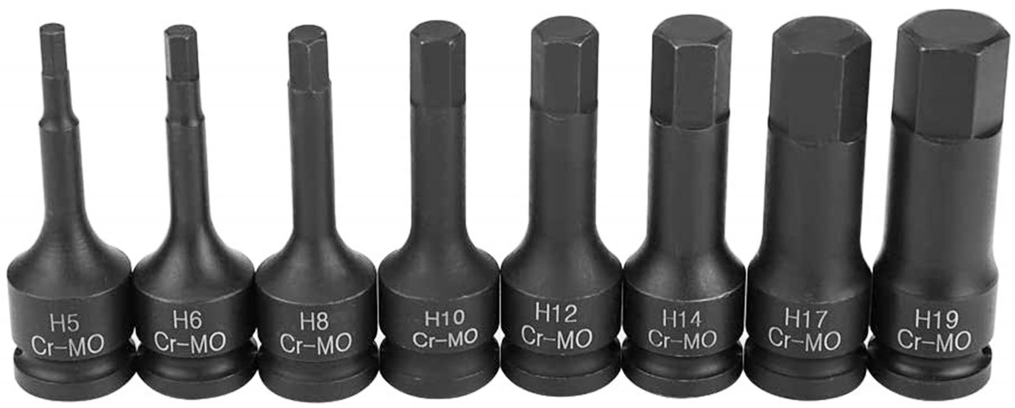 Klucze Udarowe Trzpieniowe Imbus Hex H5-H19 1/2''