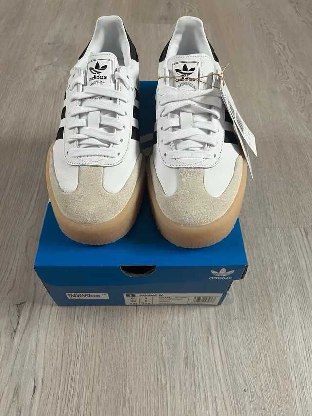 adidas Sambae White Black Gum (Women's)    42