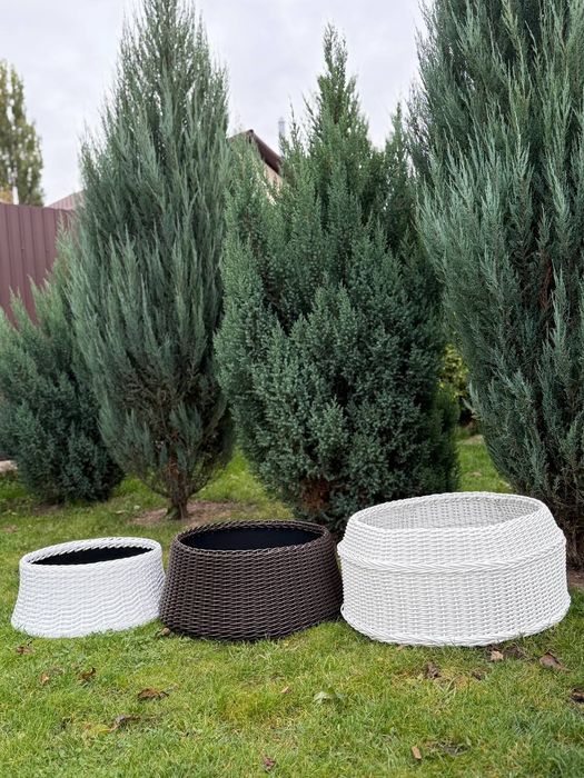 Кошик під ялинку,юбка под елку,плетеная корзина под елку