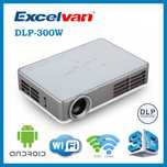 Преміум проектор Excelvan LED-9 (DLP-300W) / FullHD / 3D / Android