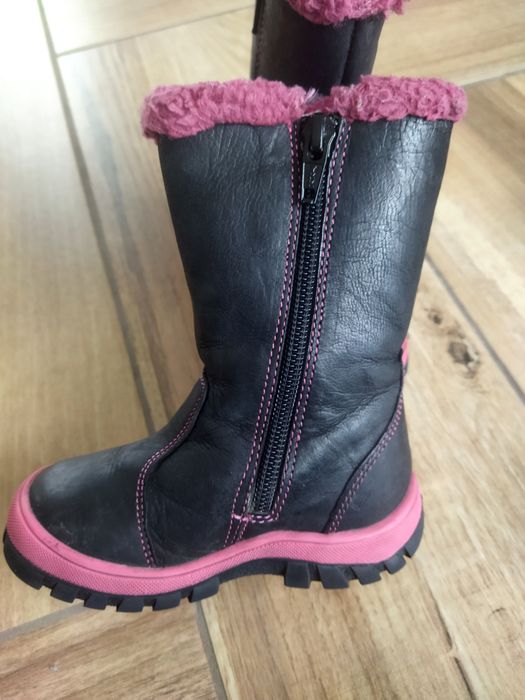 Lasocki Kids kozaki śniegowce buty na zimę dla dziewczynki rozmiar 21