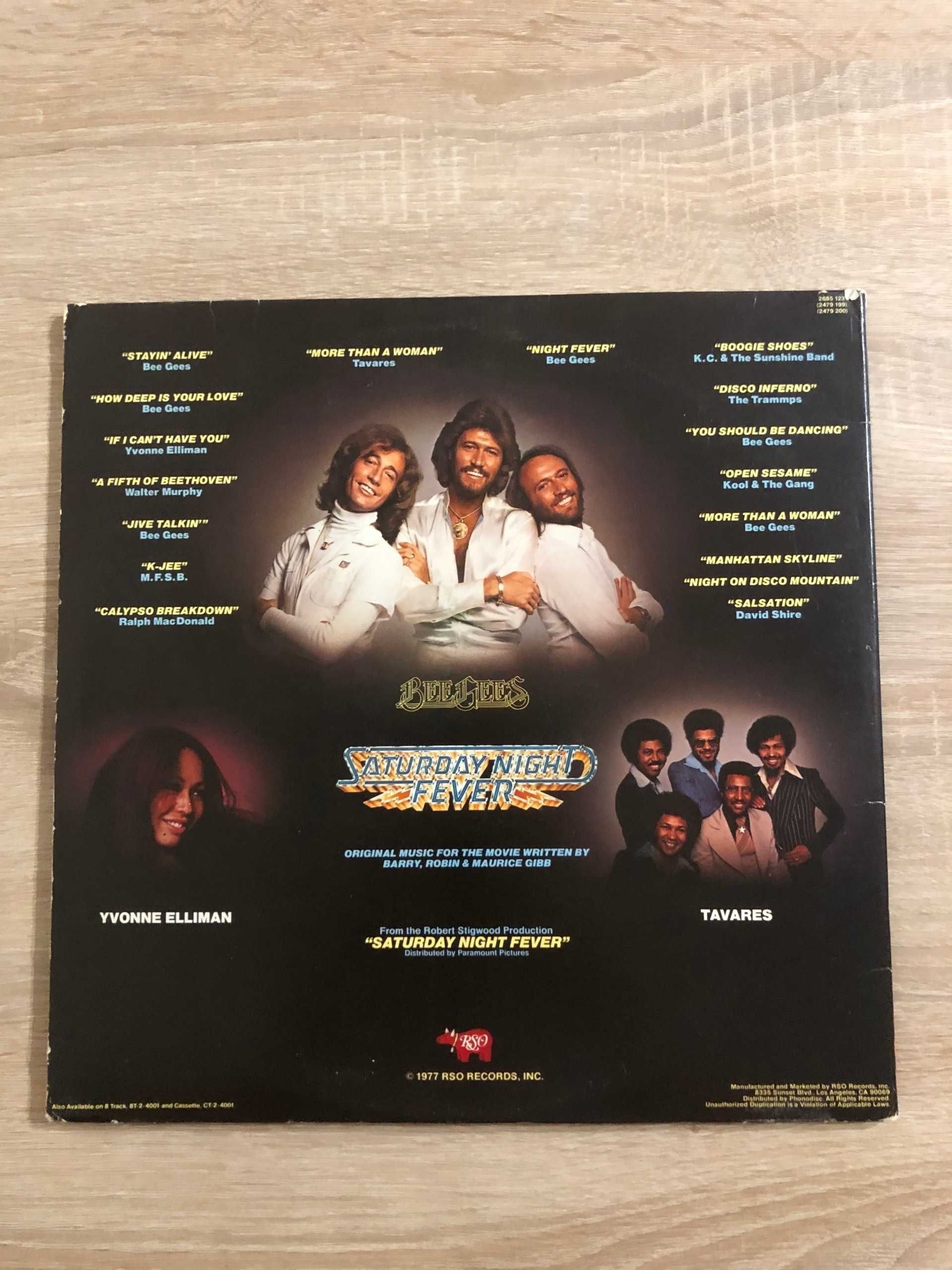 Bee Gees Saturday Night Fever soundtrack USA EX+ 2 LP