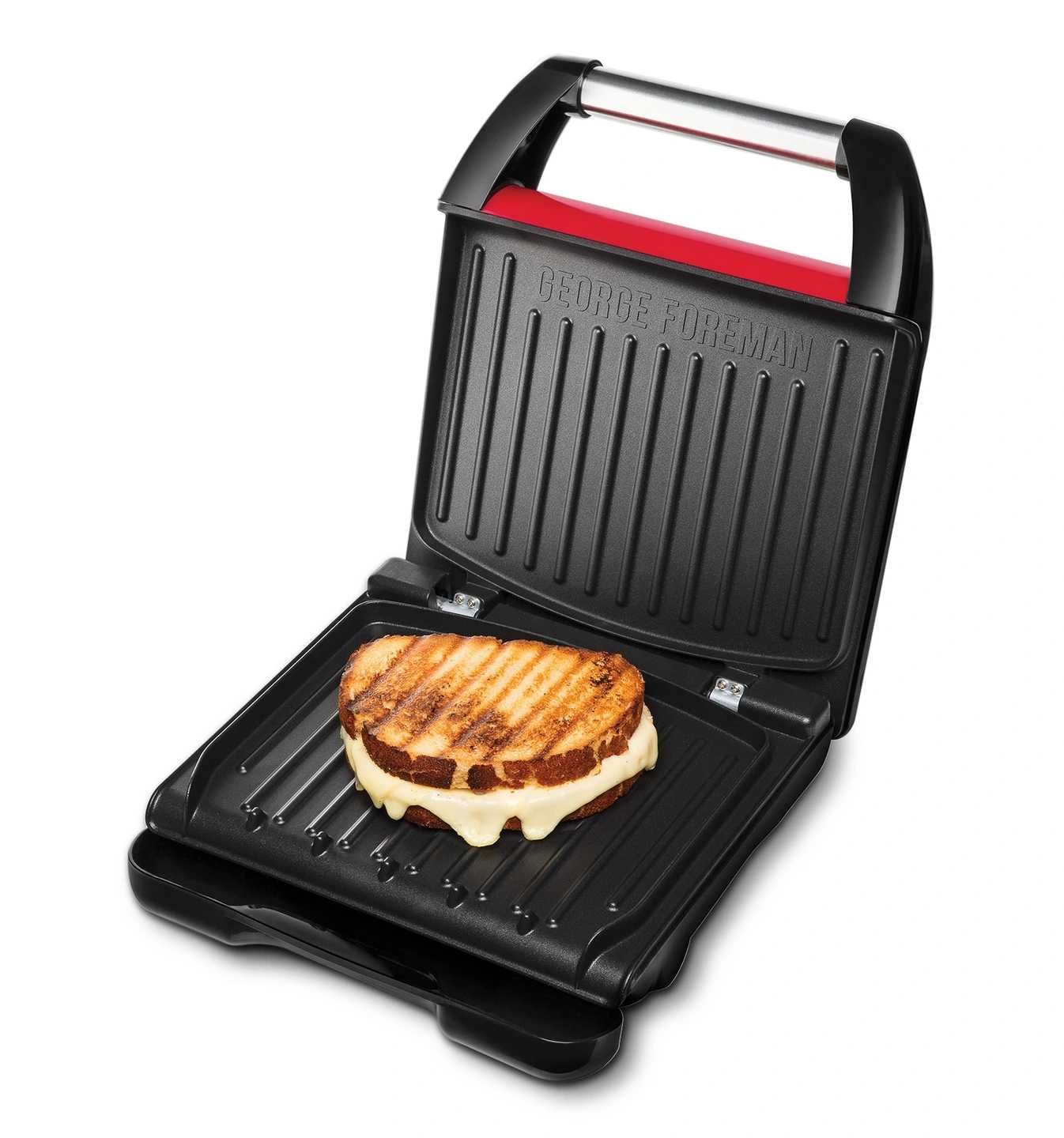 Kontaktowy grill elektryczny George Foreman 25030/56 czerwony 1200 W