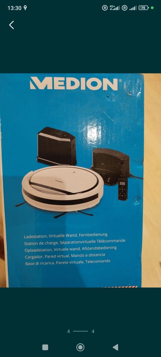 Робот-пилосос Medion MD 10064 2 в 1
