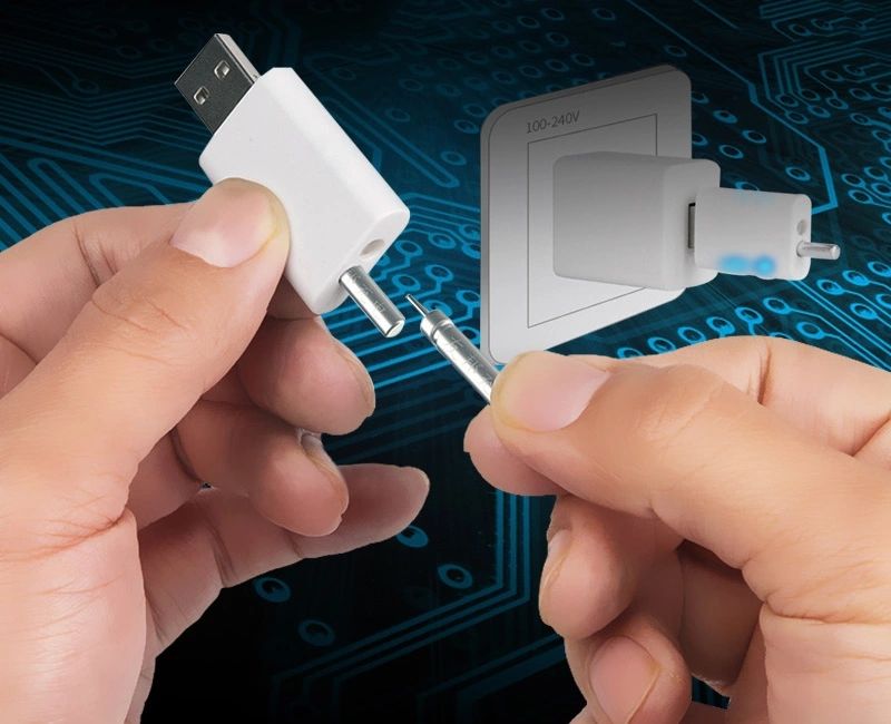 PODWÓJNA Ładowarka USB do Baterii CR-425 + 5 Baterii CR-425