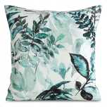 Poszewka na poduszkę 45x45 Ogrodowa Garden2 Biały+Zieleń