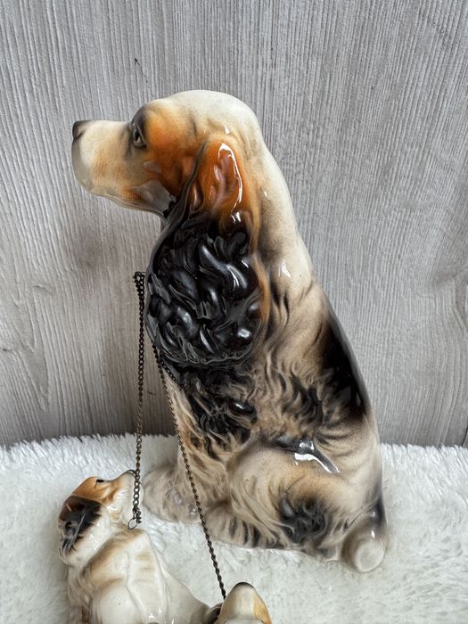 Porcelanowe figurki psów