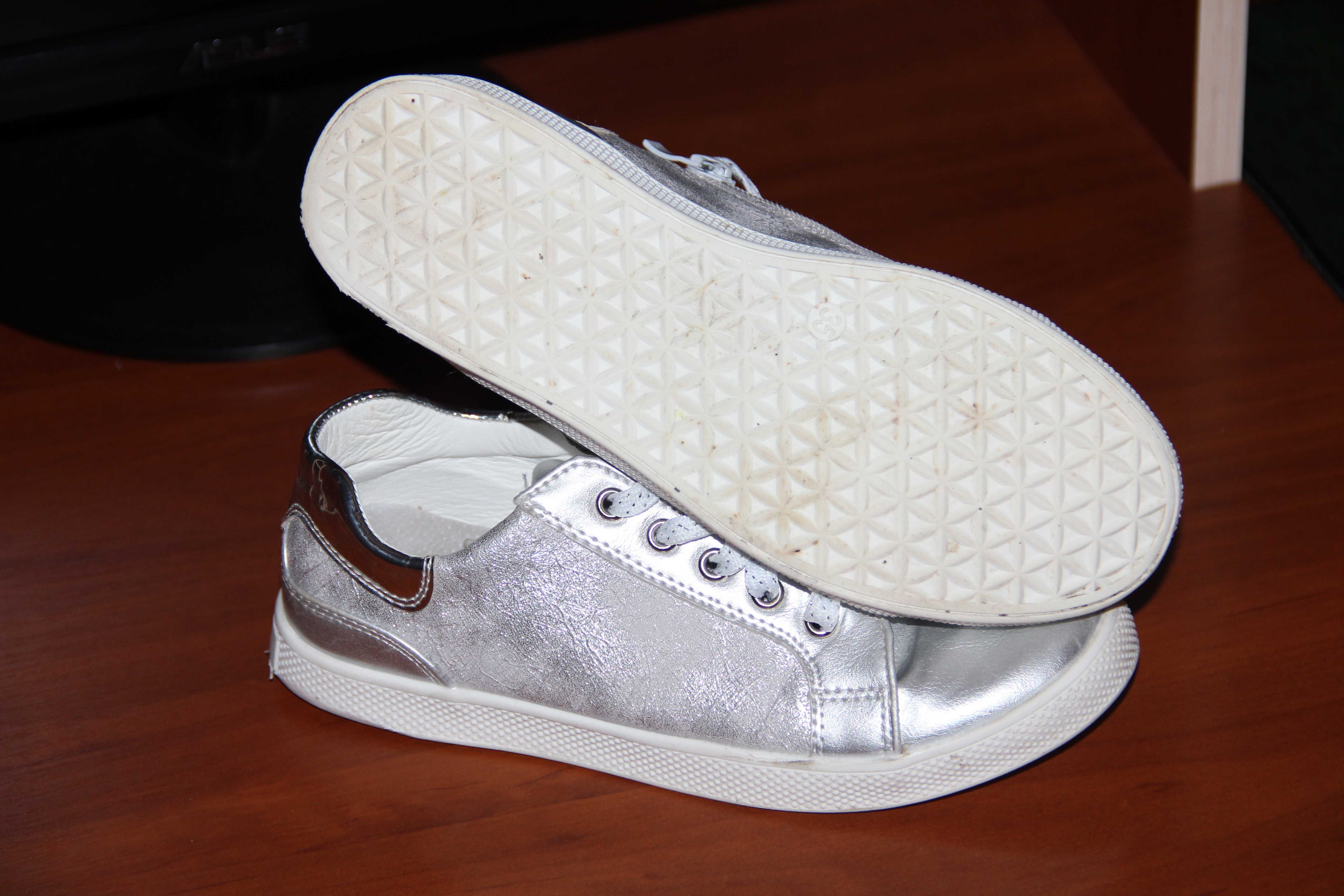 Стильная детская обувь. Натуральная кожа, 35 р., Украина