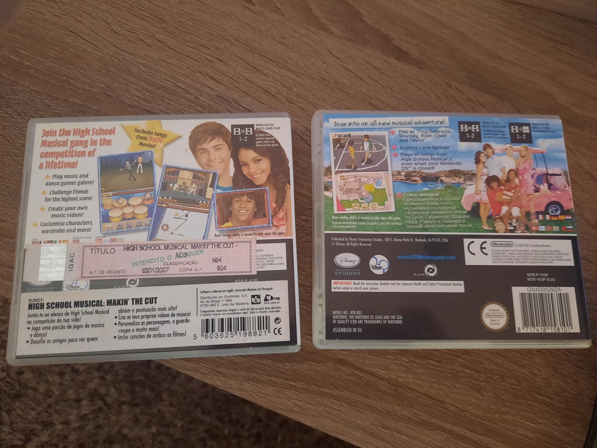 Jogos Nintendo DS High School Musical