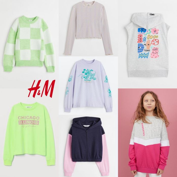 H&M кофта реглан  худи петелька 134, 140, 146,152, 158,164,170