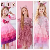 Нарядное красивое розовое платье для девочки праздничное 3 4 5 6 7 8 л