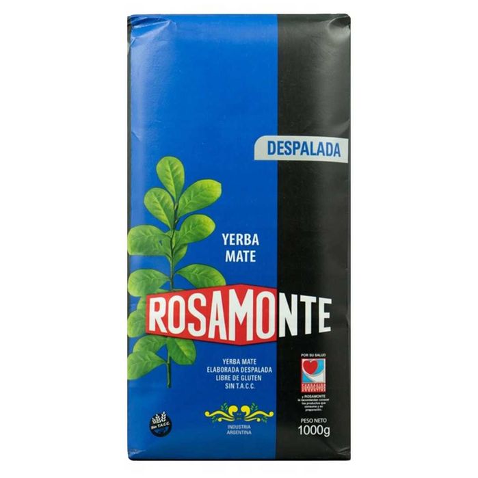 Yerba Mate Rosamonte Despalada Sin Palo 1kg 1000g MOCNA