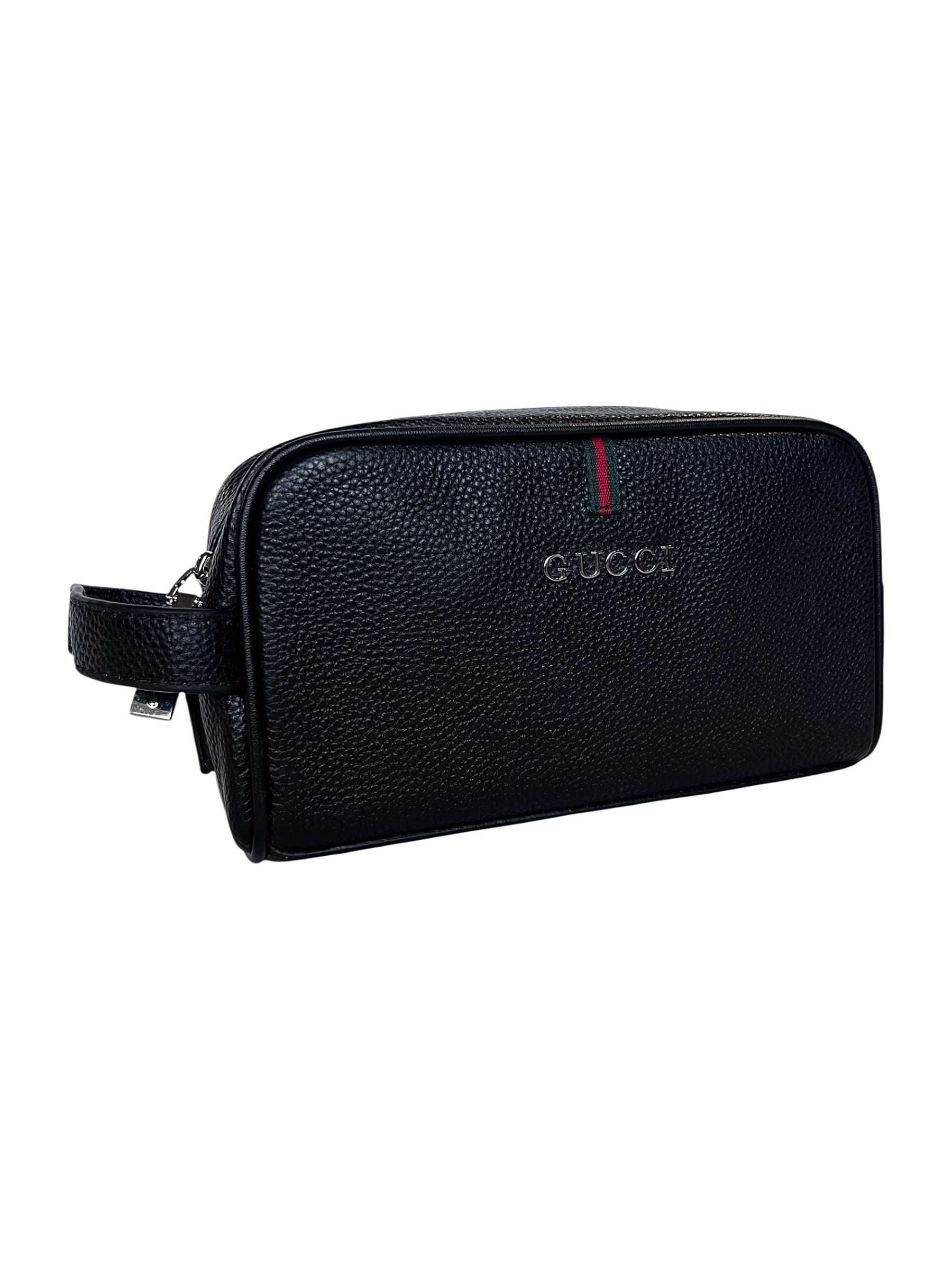 Чоловічий органайзер/нессер/сумка Gucci з натуральної шкіри.
