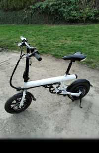 Składany rower elektryczny 14" 350W z manetką 18kg NOWY !!!