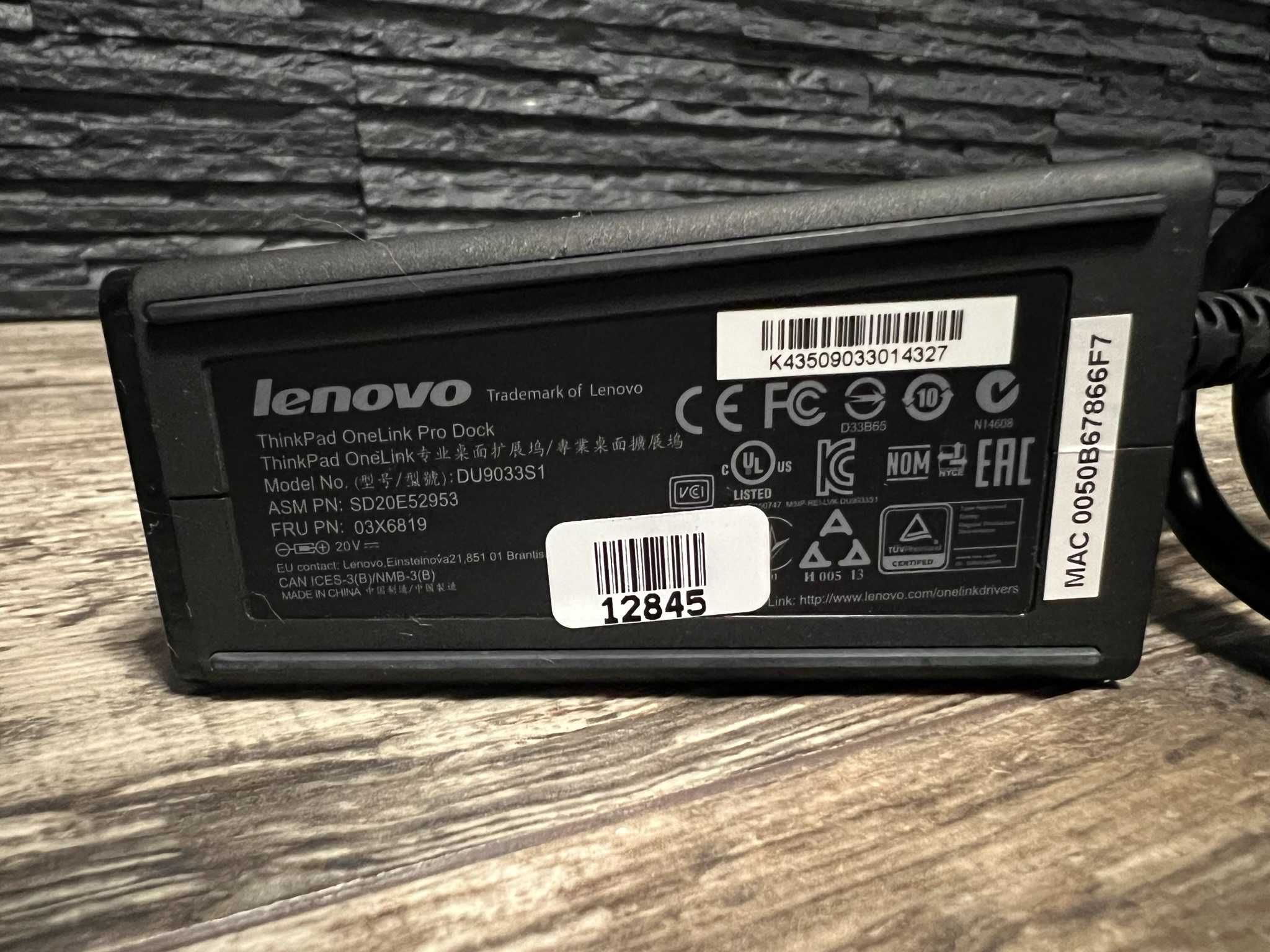 Lenovo ThinkPad OneLink Pro Dock DU9033S1 stacja dokująca