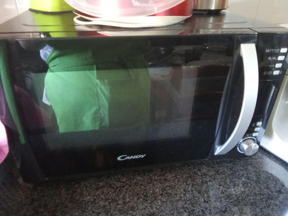 Vendo microondas com grill usado mas em bom estado