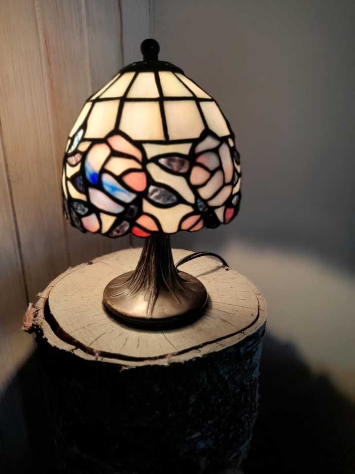 Lampa witrażowa używana oryginalna