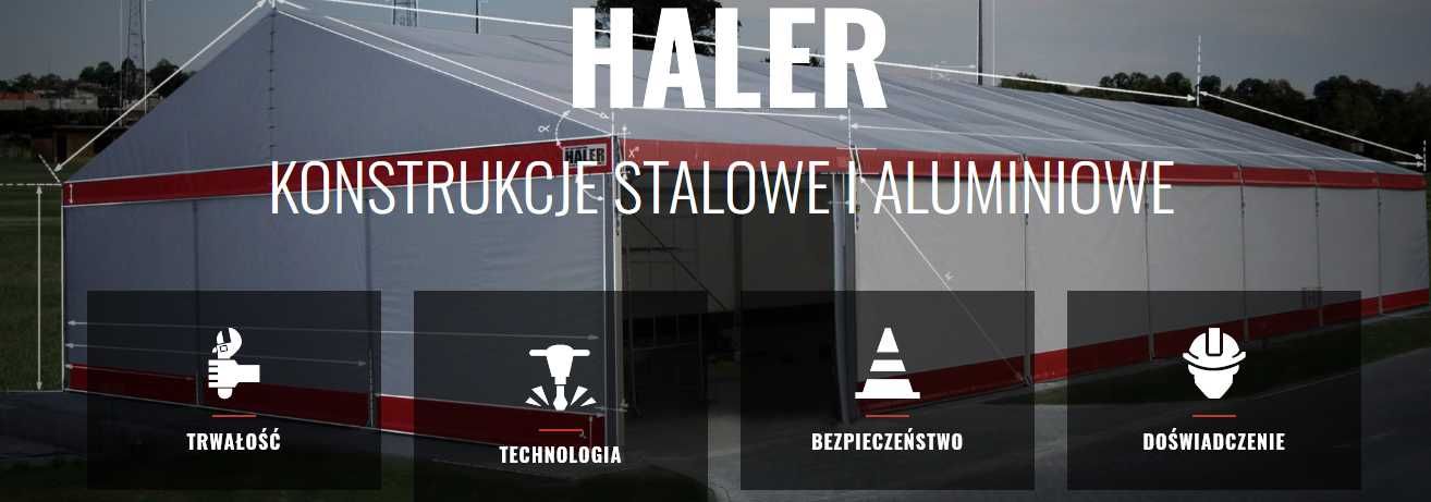 Konstrukcja Stalowa Ocynkowana Hala 18 x 30 x 5 HALER