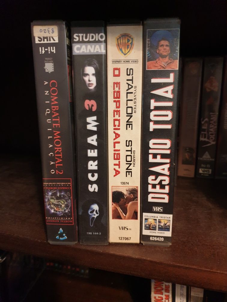 VENDO VHS Originais €1 e €2