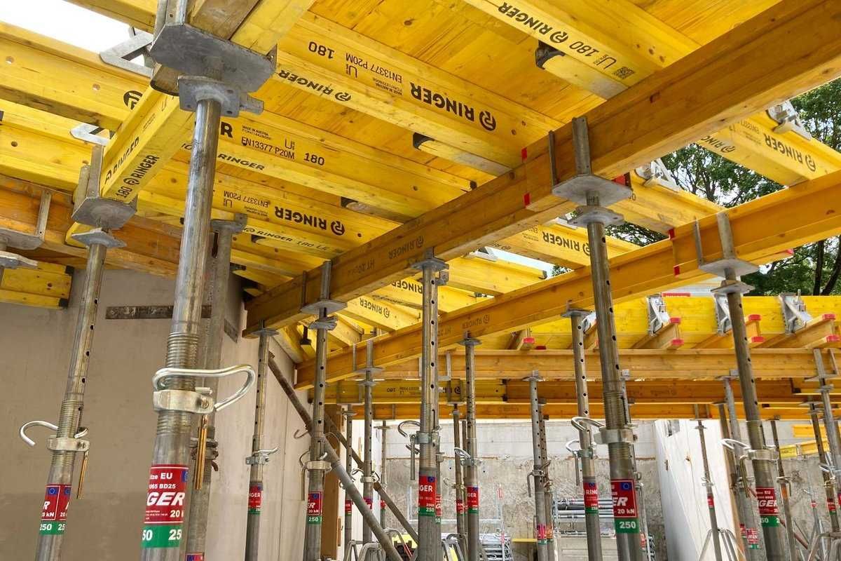 Gotowy zestaw szalunku stropowego 100m2 szalunek deskowanie RINGER h20