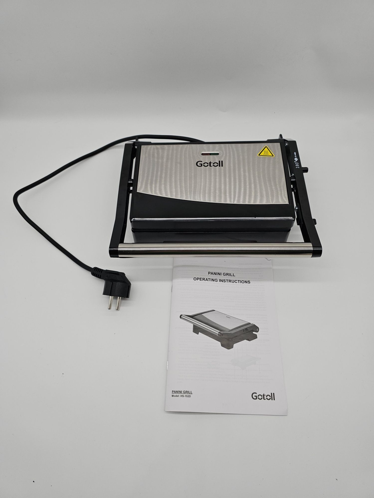 Opiekacz do kanapek panini grill 1000W Gotoll GLHS152D