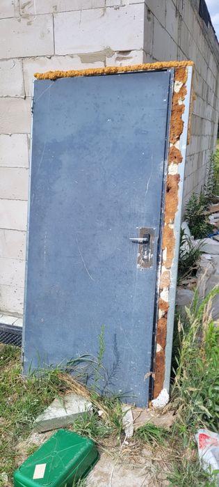 Drzwi metalowe stalowe na budowę wejściowe