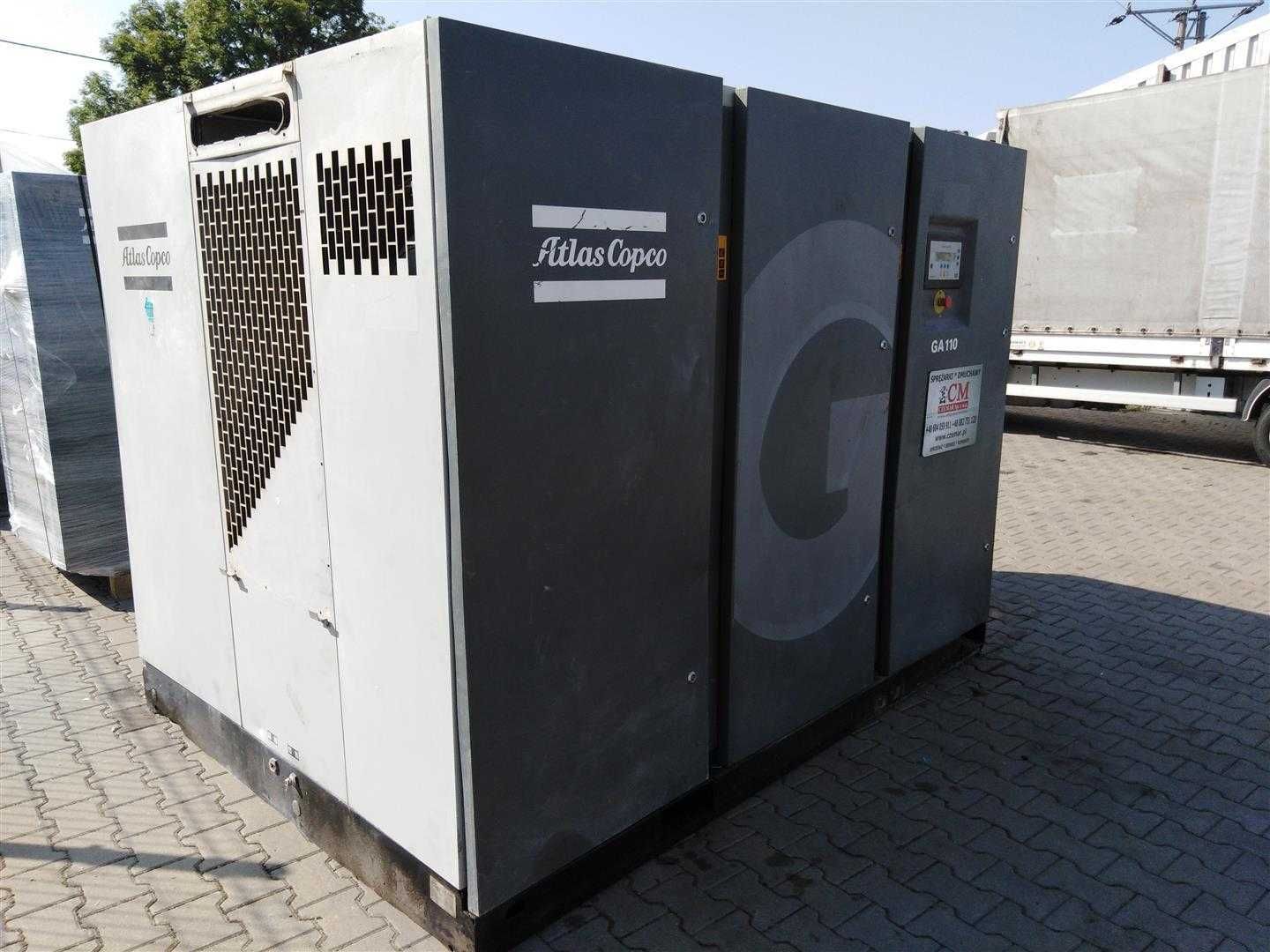 SPRAWNA!! Sprężarka śrubowa ATLAS COPCO GA110 121kW 14,9m³/min S008673