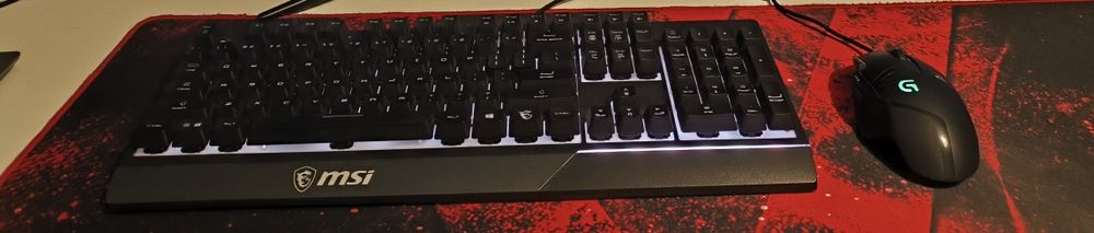 Klawiatura MSI + Myszka LOGITECH