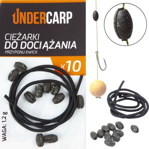 Ciężarki 1,2g do dociążania przyponów karpiowych Kwick kwik