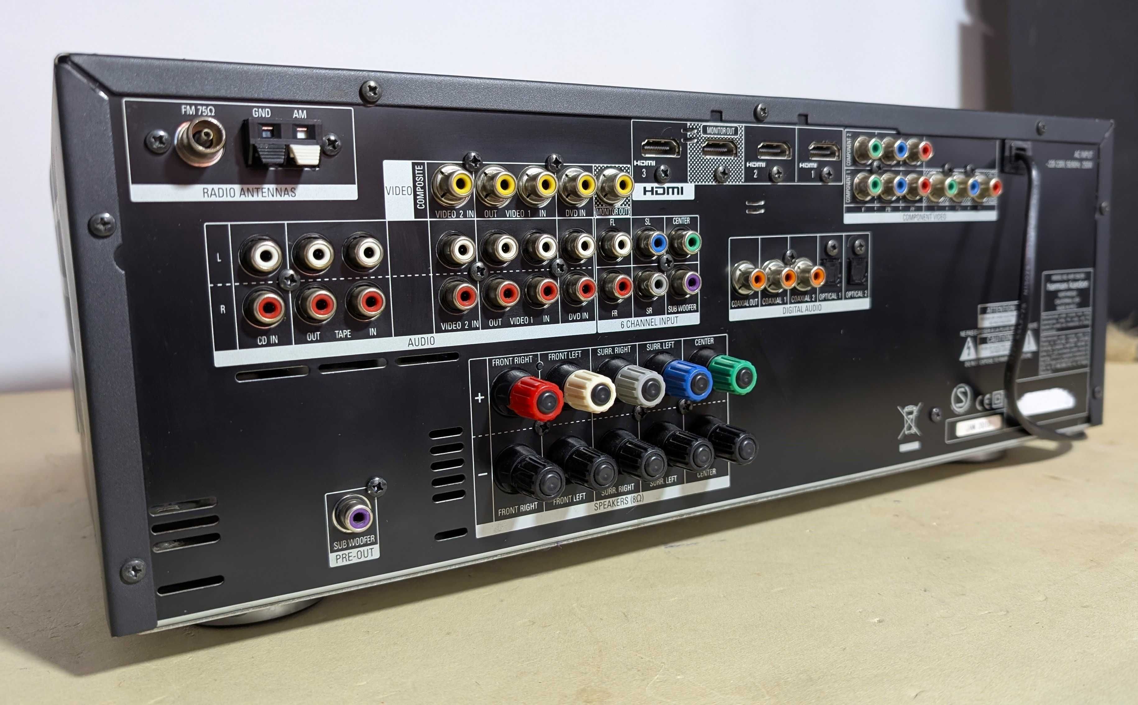 5.1 Ресивер Harman Kardon AVR 139, має 70 Вт/канал/HDMI/ЦАП/Dolby/DTS