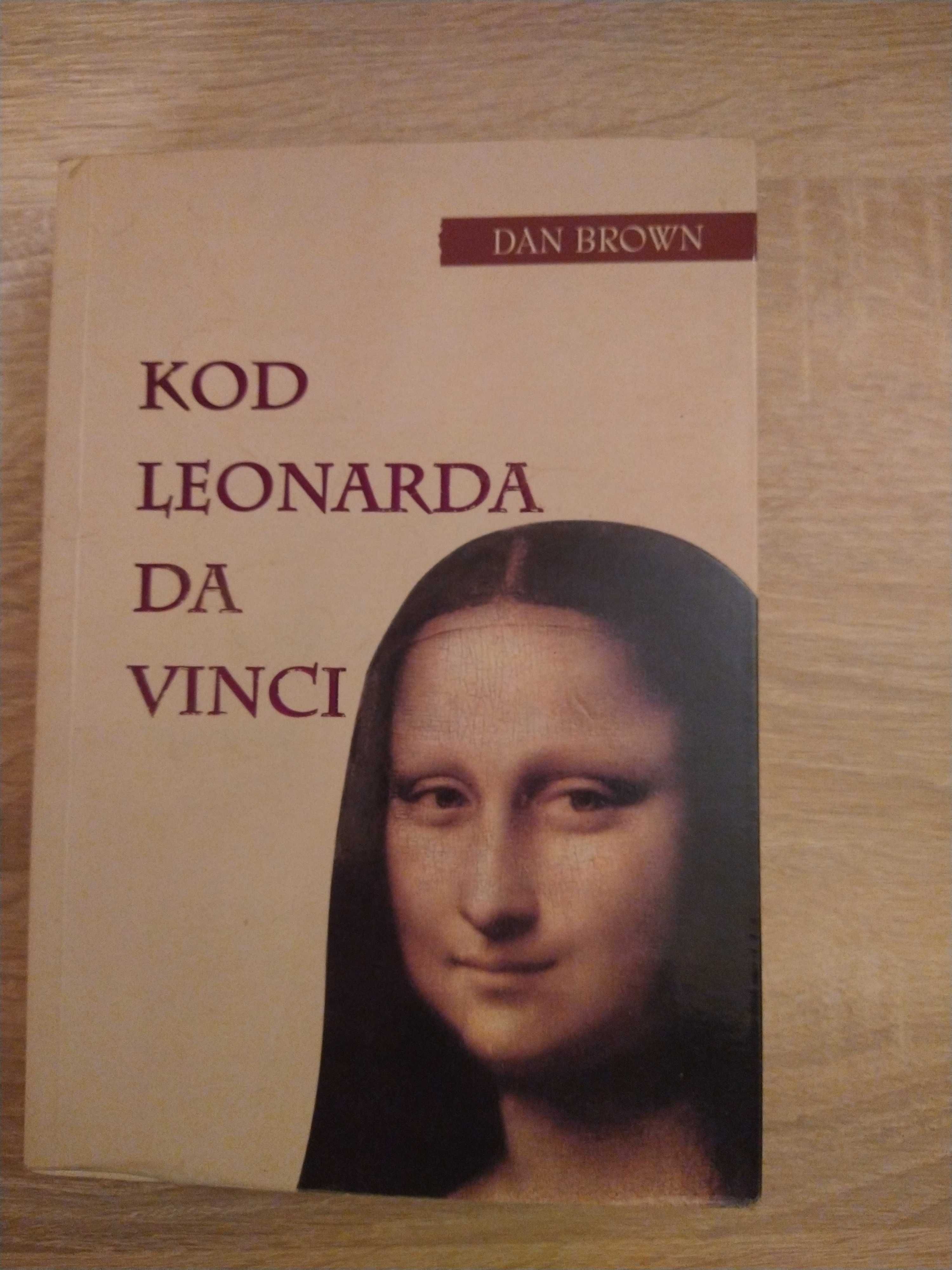 Książka Dan Brown Kod Leonarda Da Vinci oprawa miękka