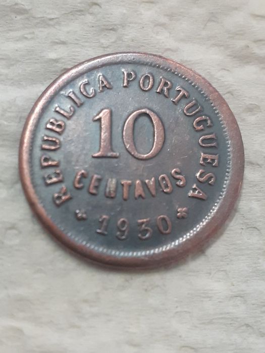 Moeda rara 10 centavos 1930
