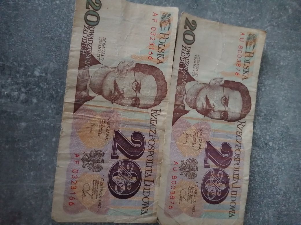 Stare pieniądze papierkowe