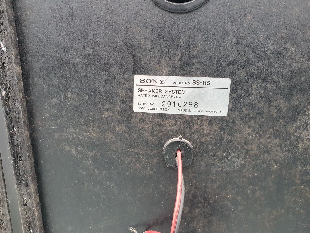 Kolumny głośnikowe Sony SS-H5 3 drożne